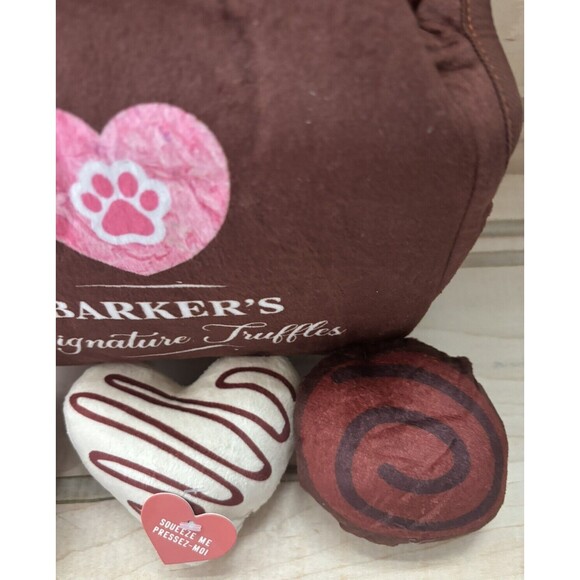 Fringe | Dog Toys Set Give Me Some Sugar & 3 Mini Squeakers Chocolate Shape - Picture 5 of 7